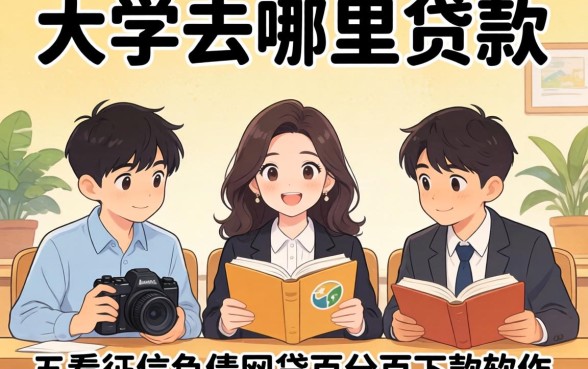 大学生去哪里贷款，详尽说明五个不看征信负债的网贷百分百下款软件