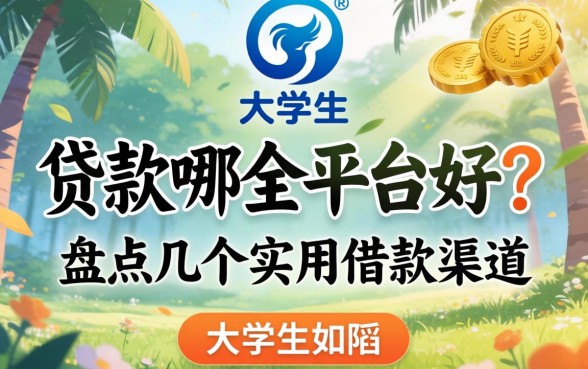 大学生贷款哪个平台好一点？盘点几个实用的借款渠道