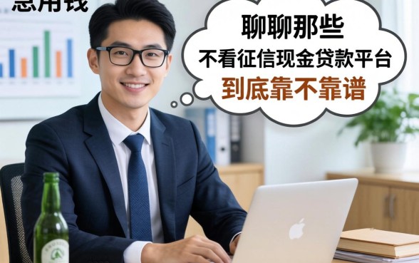 做生意急用钱？聊聊那些不看征信现金贷款的平台到底靠不靠谱