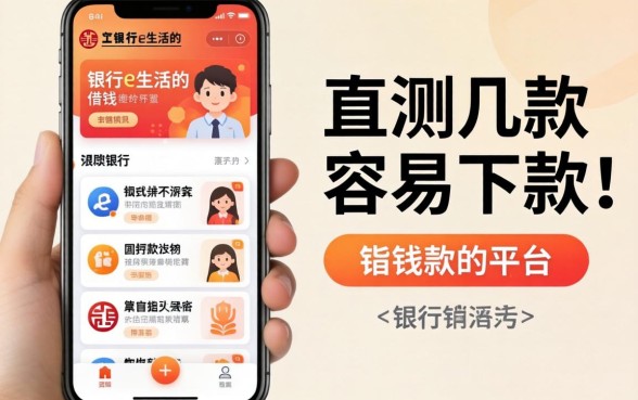 像工银e生活的借钱软件：实测几款容易下款的平台