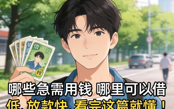 22岁急需用钱哪里可以借?哪些正规平台门槛低、放款快?看完这篇就懂了!
