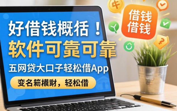 什么好借钱的软件可靠,概括五个网贷大口子轻松借app