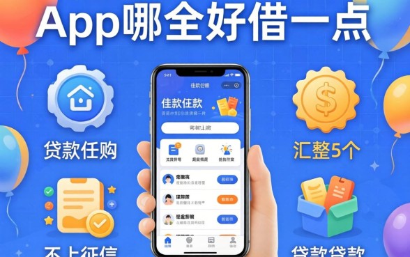 借款app哪个好借一点，汇整5个不上征信的贷款软件