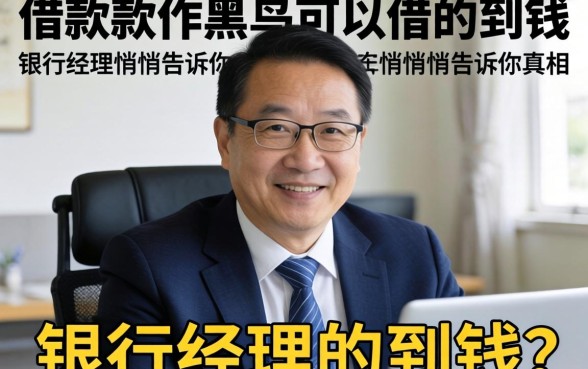 哪个借款软件黑户可以借的到钱呢？银行经理悄悄告诉你真相