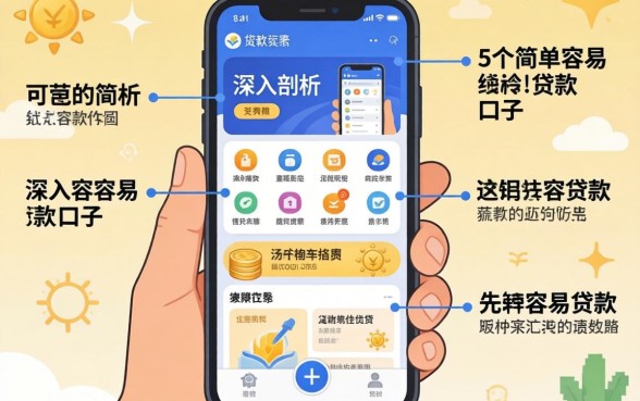 什么样的贷款软件好用，深入剖析5个简单容易贷款口子