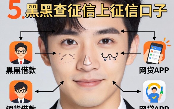 不查征信上征信的口子,概括5个黑户可以借款的网贷app