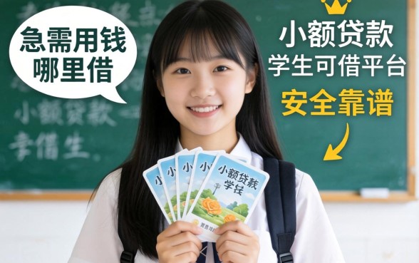 大学生急需用钱哪里借？小额贷款学生可借的平台有哪些安全靠谱？