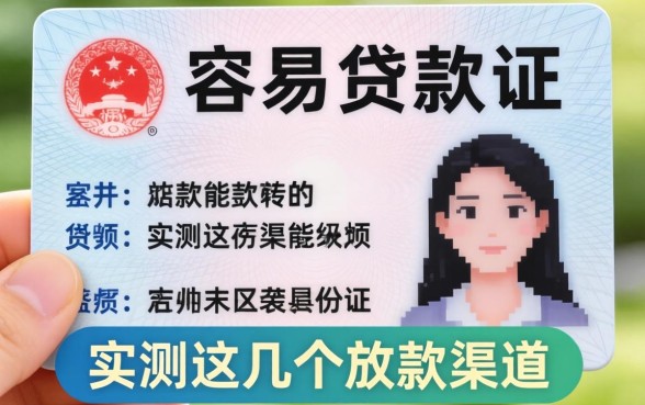 临时身份证容易贷款吗？实测这几个放款渠道