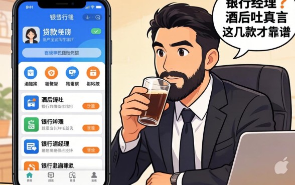 借钱贷款软件有哪些好用？银行经理酒后吐真言，这几款才靠谱