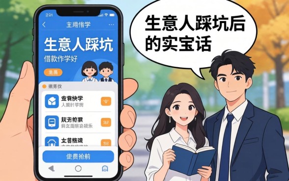 大学生什么借款软件好通过？生意人踩坑后的实在话