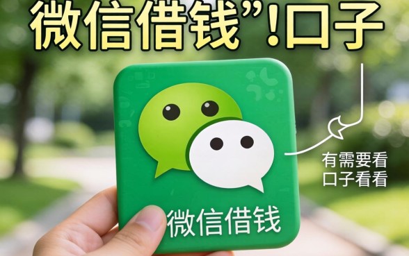 分享几个凭微信借钱的口子，有需要的可以看看