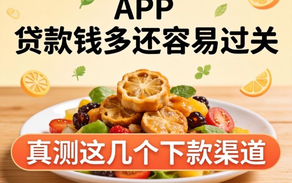 哪个app贷款钱多还容易过关?实测这几个下款渠道