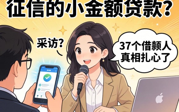 不征信的小额贷款上？我采访了37个借款人，真相扎心了