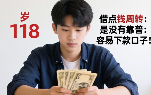 刚满18岁想借点钱周转，有没有靠谱且容易下款的口子推荐？