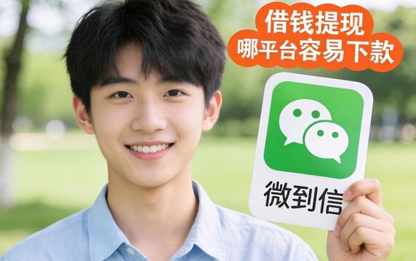 刚满18岁想借钱提现到微信，哪个平台容易下款？