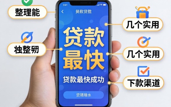在手机上怎么贷款最快成功?整理了几个实用的下款渠道