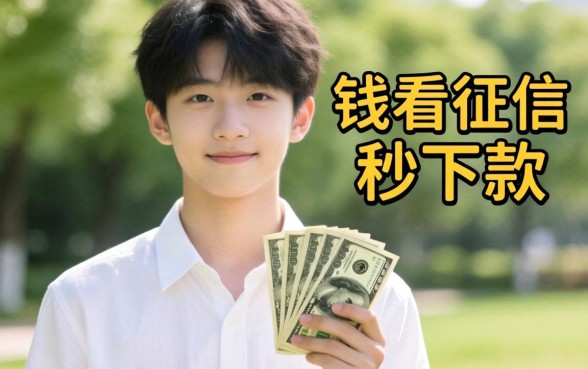 刚满18岁急用钱，求推荐几个不看征信秒下款的口子？