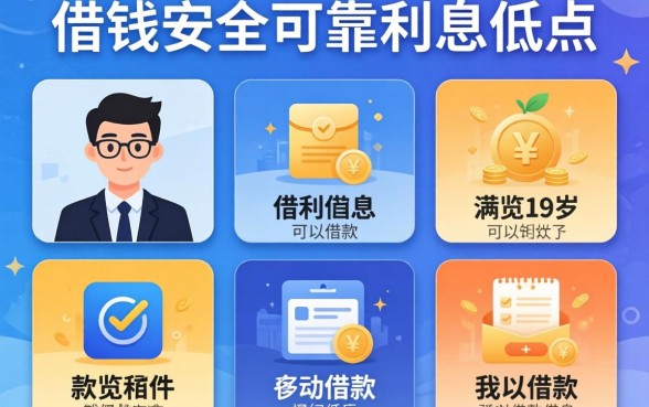 什么软件借钱安全可靠利息低点，概览五个满19岁可以借款的平台