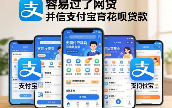 20容易过的网贷，陈列5个凭支付宝花呗贷款的软件