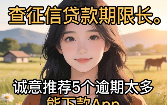 不查征信贷款期限长，诚意推荐5个逾期太多能下款app