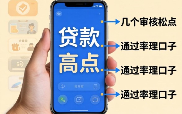 哪个手机贷款通过率高点？整理了几个审核松一点的口子