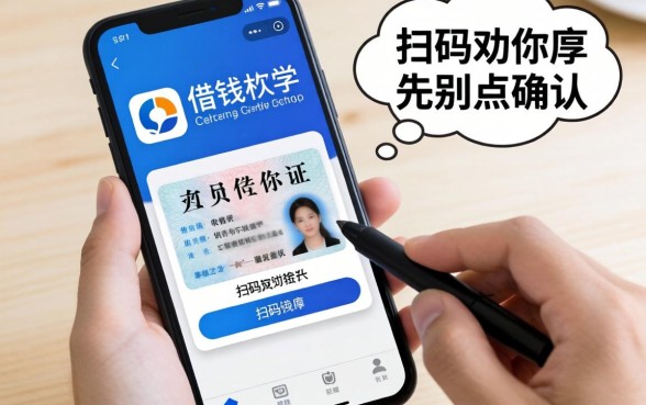 在借钱软件上扫描了身份证后，我劝你先别点确认